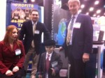 The youngest exhibitor at the Show was Tamas (pronounced tah-mash) Kovach, right front.  Soheyla Kovach, Jeff Templeton and Matthew Silver (L-R) all with MHProNews.com (MHMSM.com).